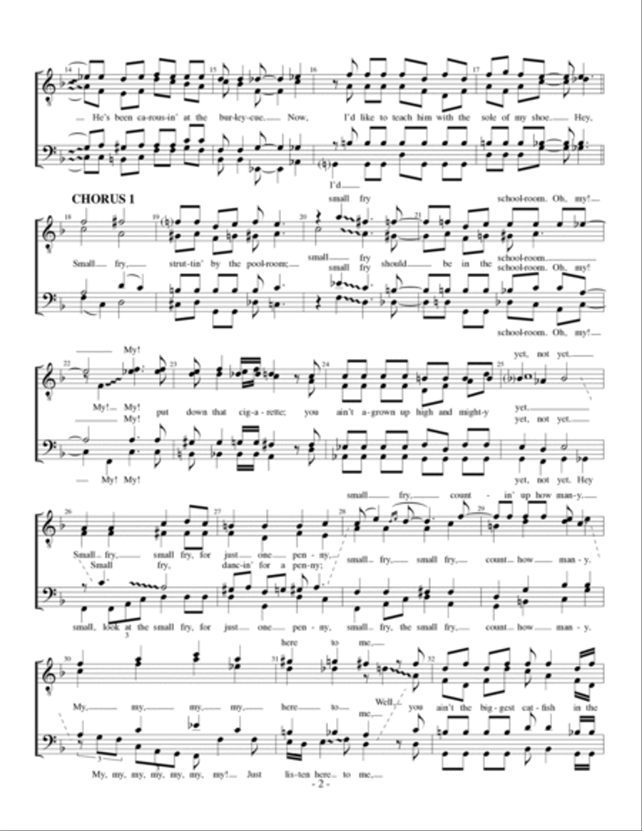 Small Fry Small Fry Small Ensemble scores gallery preview page 2
