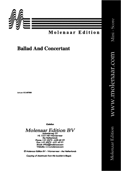 Ballad And Concertant