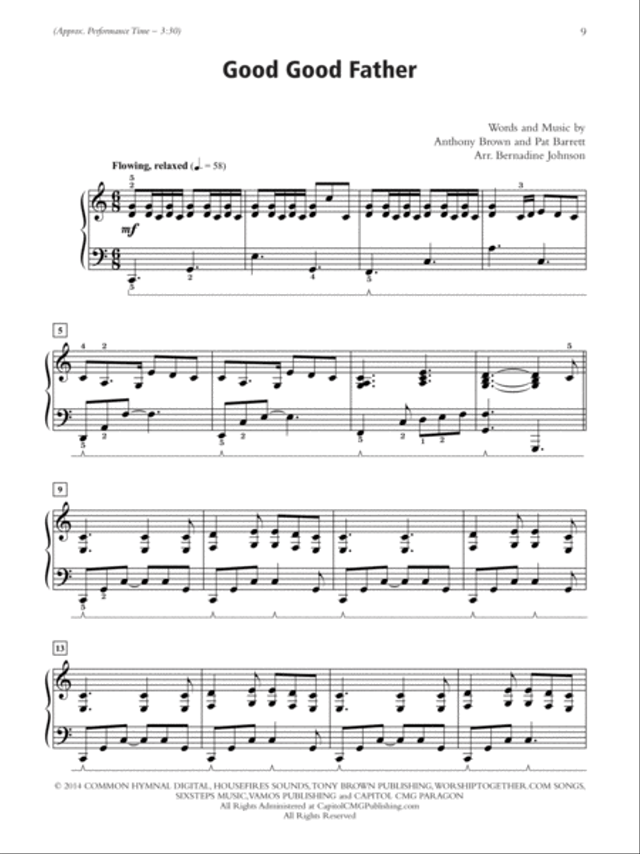 Joyful Praise Solos Piano Solo scores gallery preview page 4