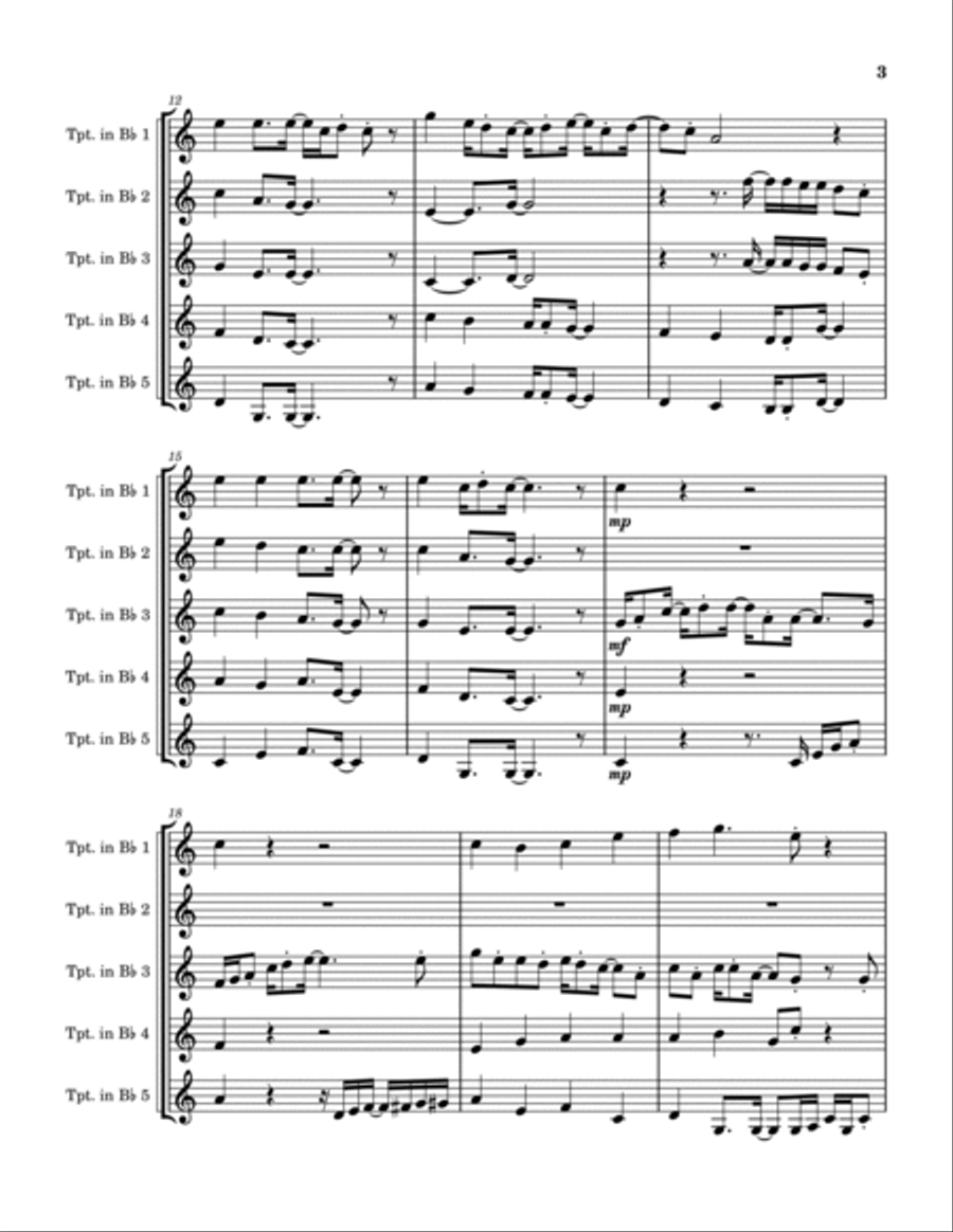 I Want You Back I Want You Back Trumpet scores gallery preview page 3