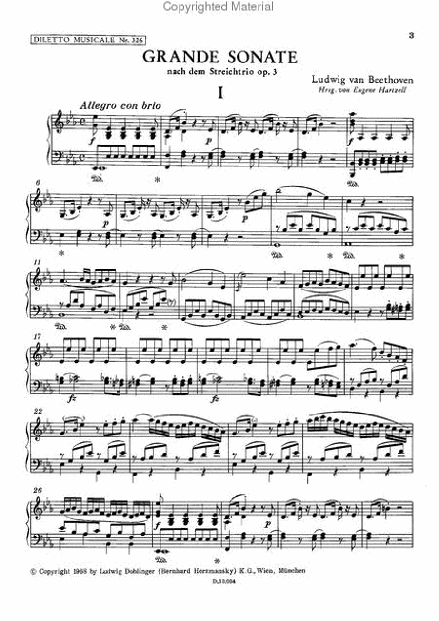 Grande Sonate Es-Dur Grande Sonate Es-Dur Piano Solo scores gallery preview page 2
