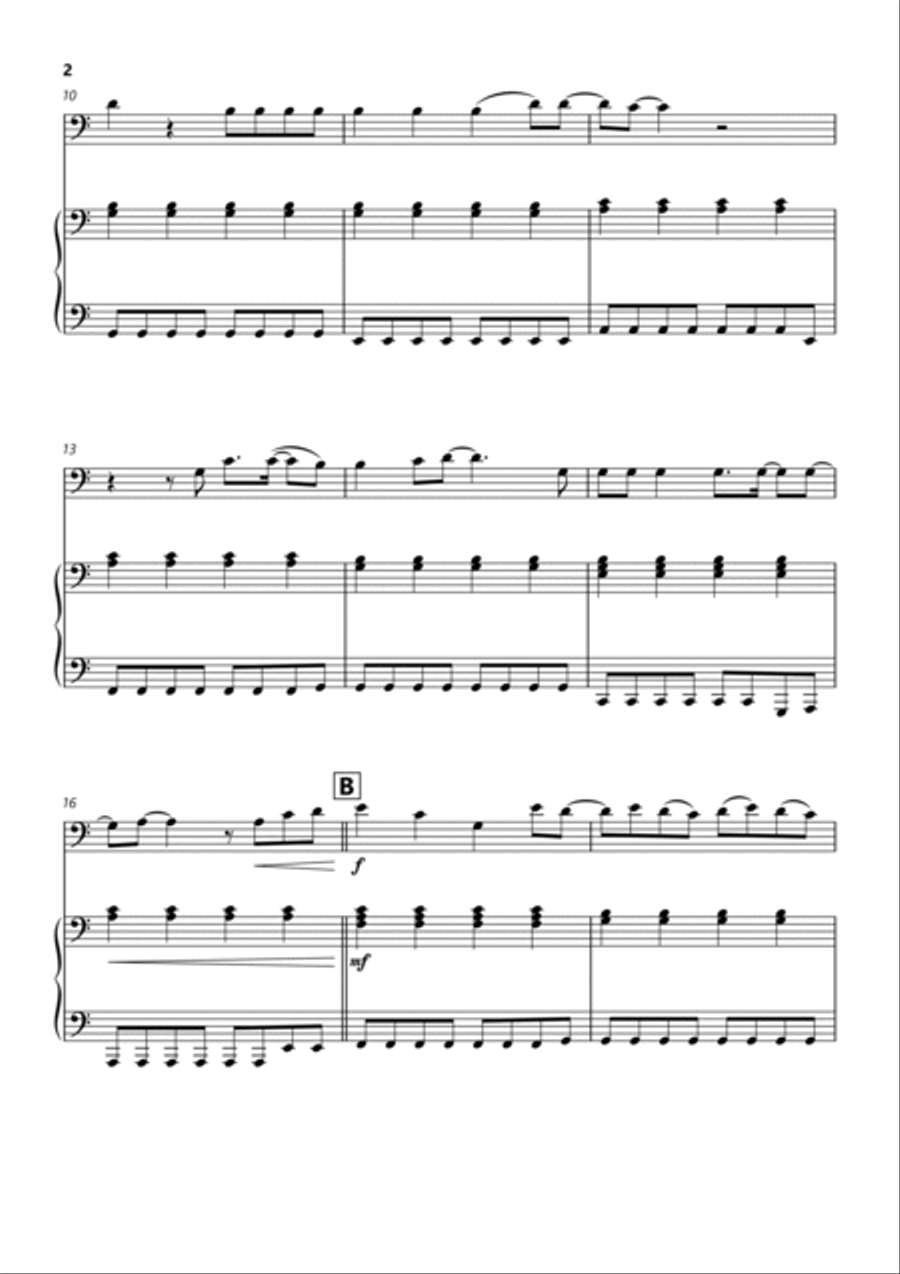 Fortnight Piano scores gallery preview page 2
