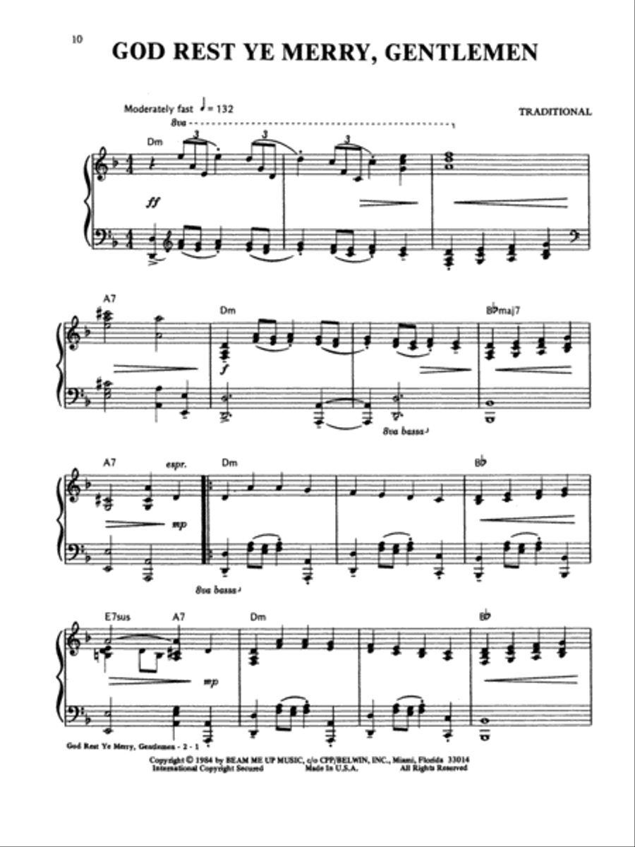 Advanced Piano Solos Complete - Christmas Edition Piano Solo scores gallery preview page 3
