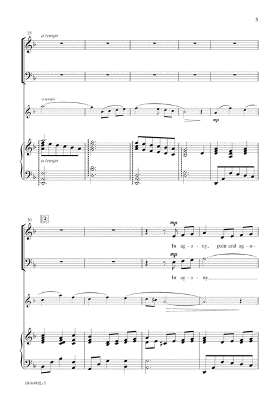 When Jesus Wept 4-Part scores gallery preview page 6