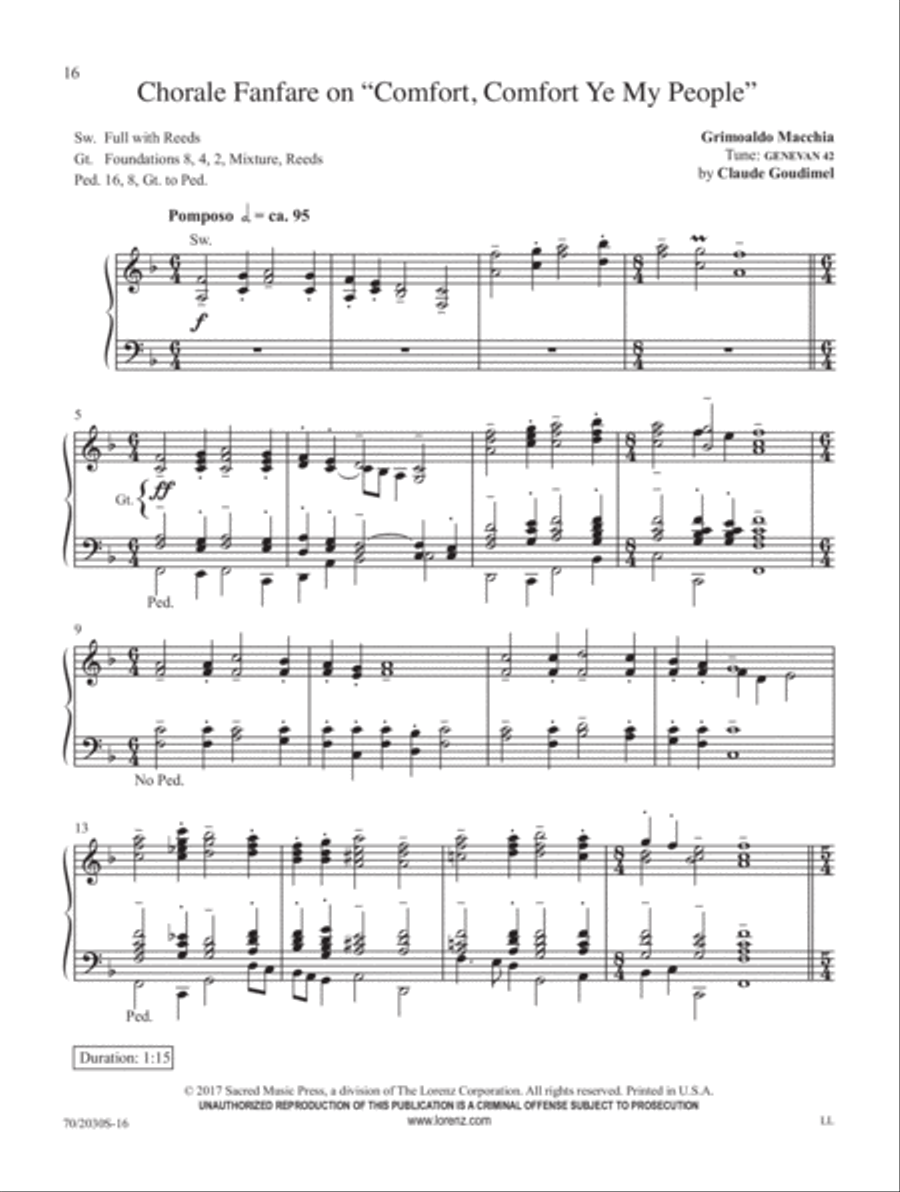People, Look East! Organ Solo scores gallery preview page 7
