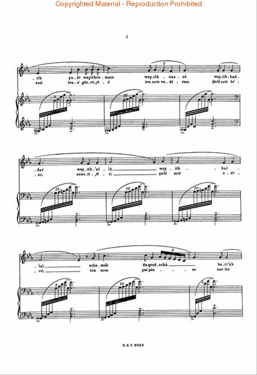 2 Mélodies Hébraïques 2 Mélodies Hébraïques Voice scores gallery preview page 3