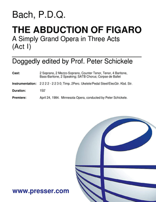Book cover for The Abduction of Figaro