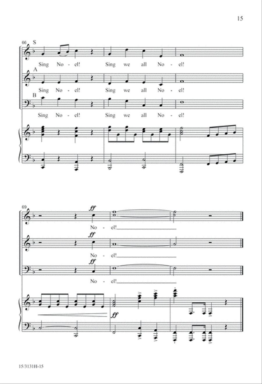 Wolfgang's Christmas Canon 3-Part scores gallery preview page 15