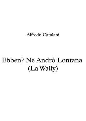 Book cover for Ebben Ne andrò lontana (La Wally) - Catalani - Voice and two guitars