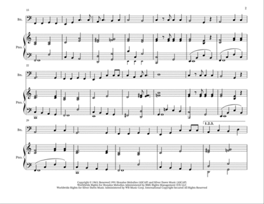 Puff The Magic Dragon Puff The Magic Dragon Woodwind Duet scores gallery preview page 2
