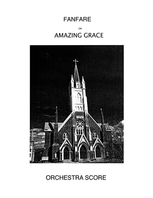 Book cover for Fanfare on Amazing Grace