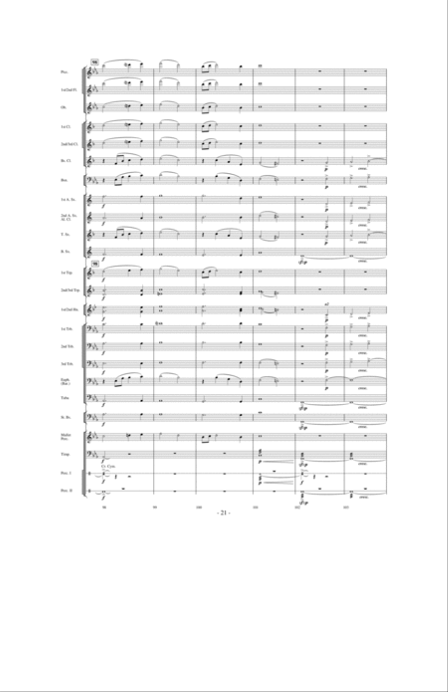 Where Eagles Soar Where Eagles Soar Concert Band scores gallery preview page 20