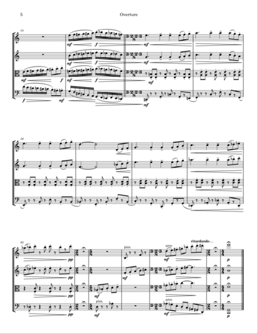 The Overtones - Musical Adventures of an Unusual Family Chamber Music scores gallery preview page 6