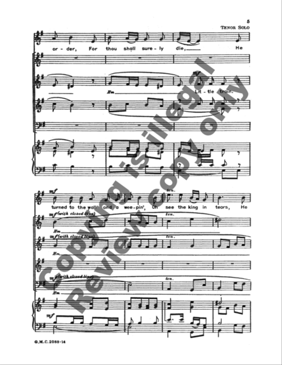 Little Black Train Little Black Train Choir scores gallery preview page 10