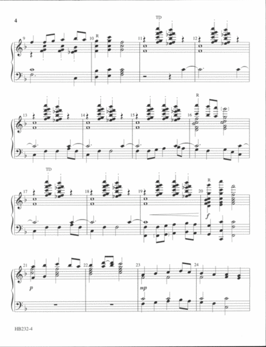 He Is Born, the Divine Christ Child - Larson 5-Octaves scores gallery preview page 3