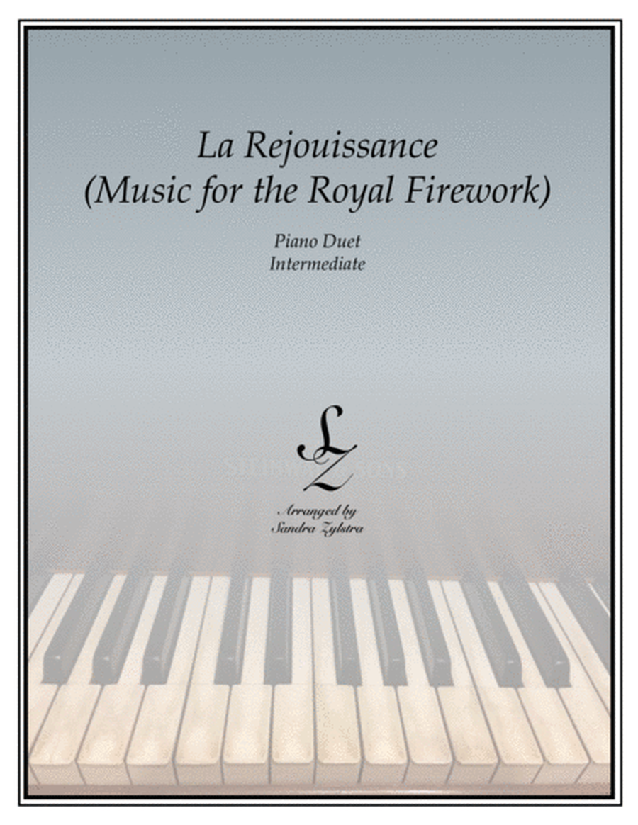 La Rejoiussance- Music for the Royal Firework (1 piano, 4 hand duet) image number null