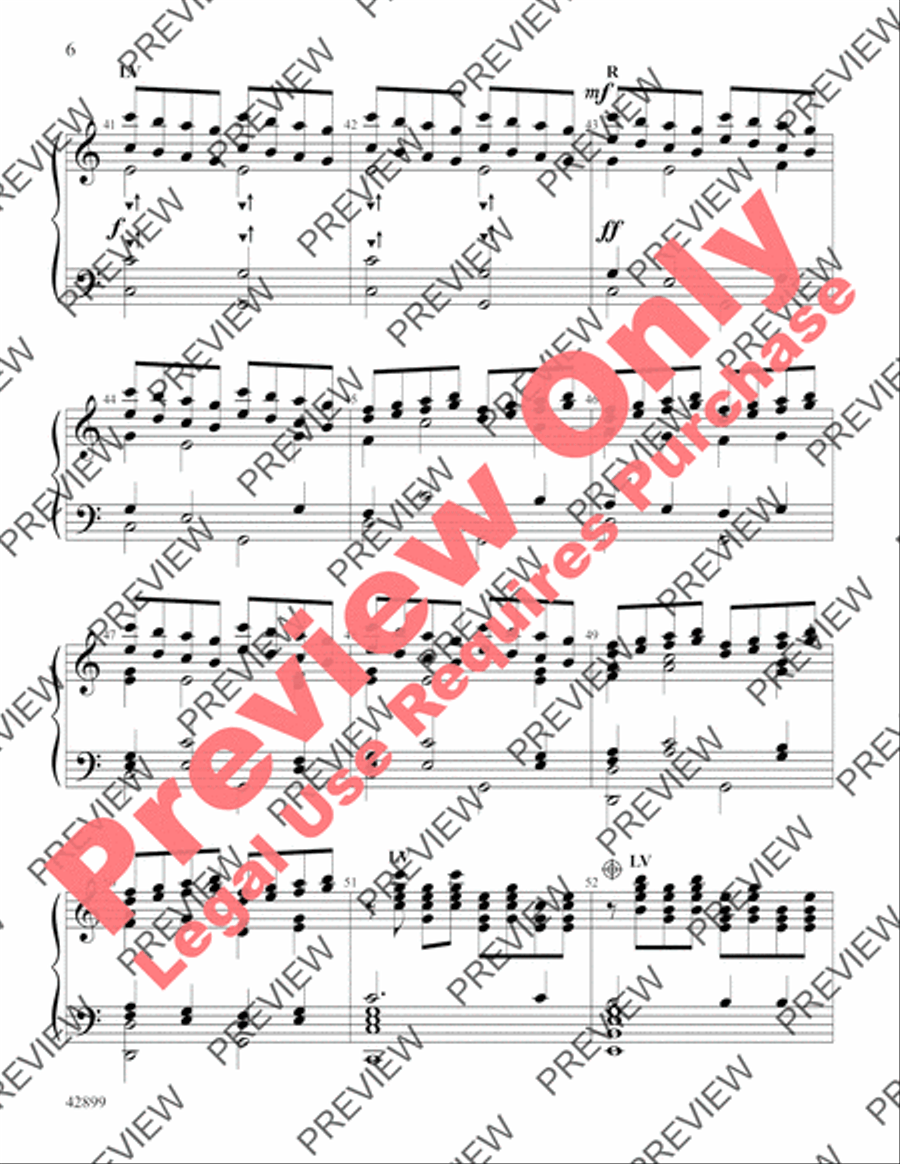 Homage to Pachelbel Handbell Choir scores gallery preview page 6
