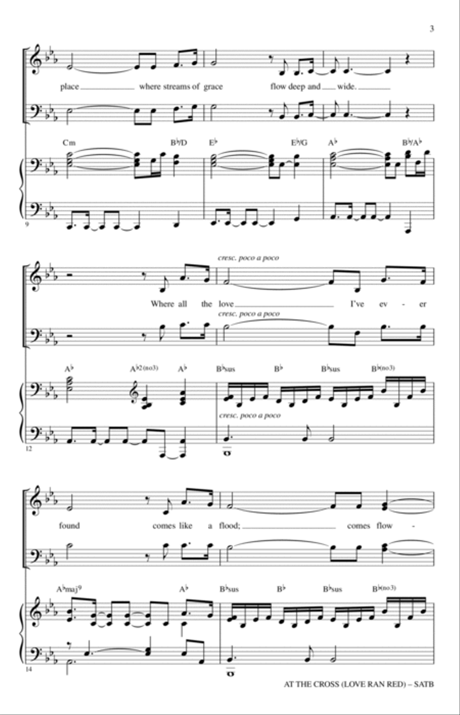 At The Cross (Love Ran Red) 4-Part scores gallery preview page 2