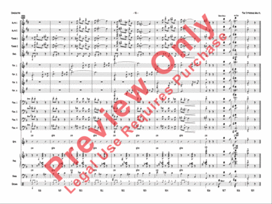 The Jitterbug Waltz Jazz Ensemble scores gallery preview page 35