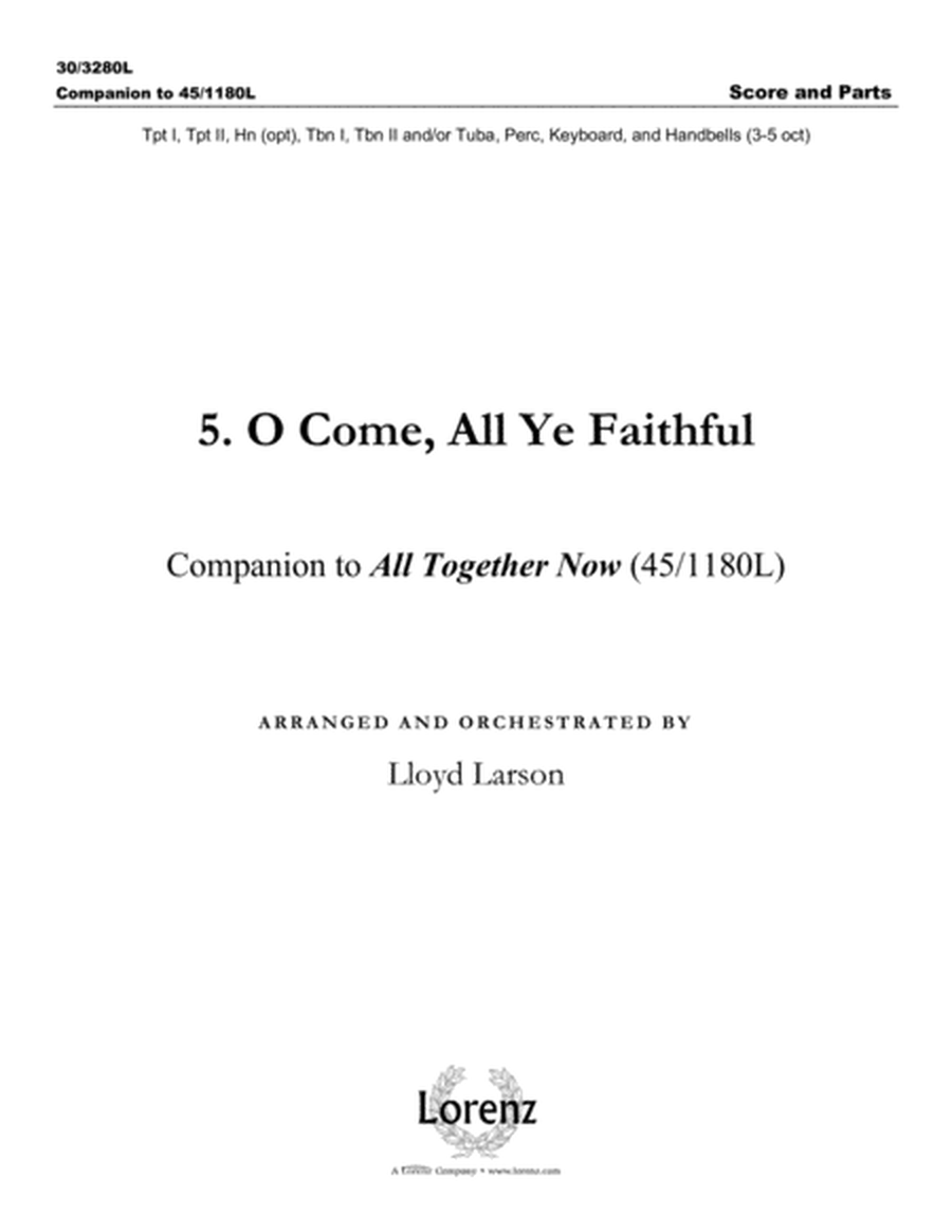 O Come, All Ye Faithful - Score and Parts