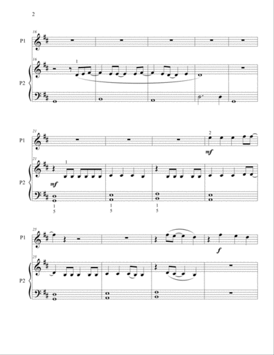 Stitches Easy Piano scores gallery preview page 3