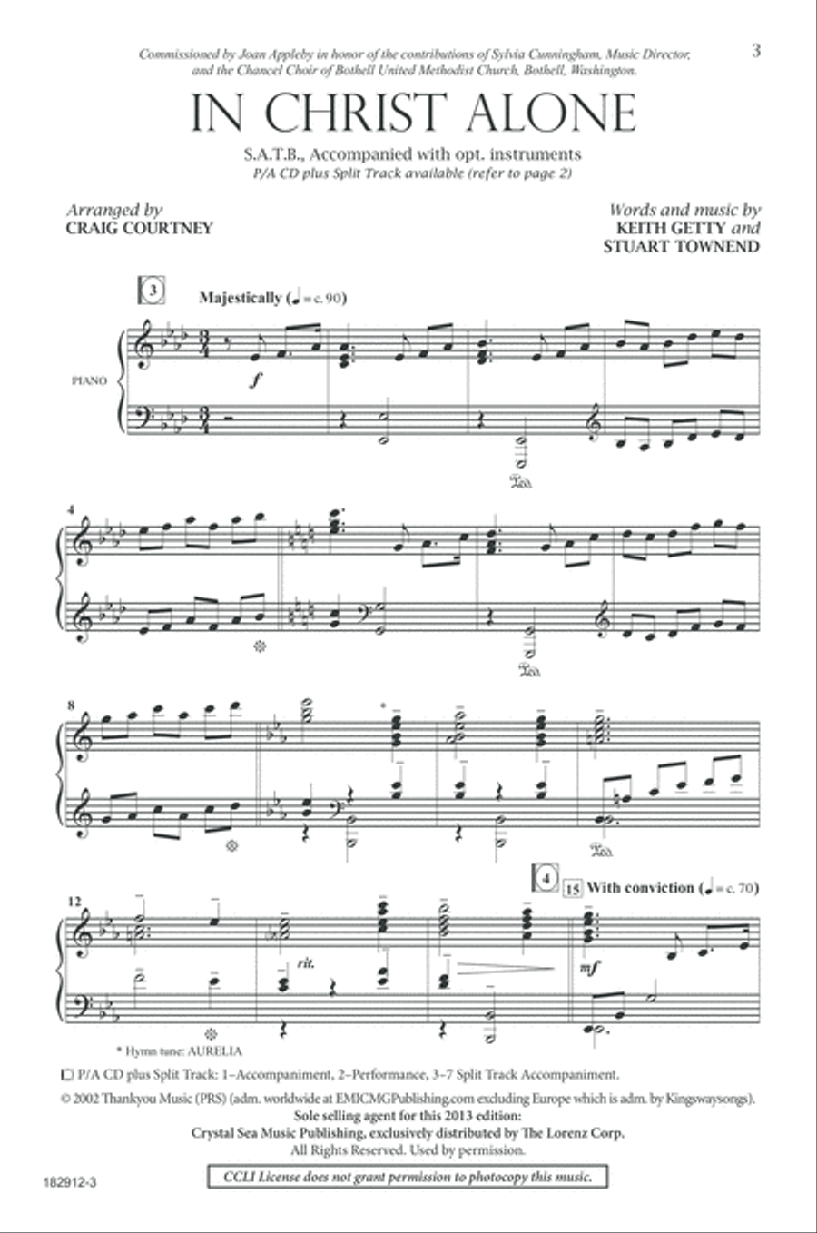 In Christ Alone 4-Part scores gallery preview page 2