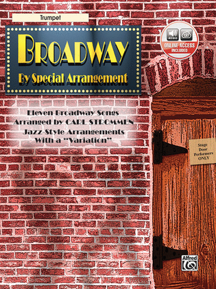Book cover for Broadway By Special Arrangement - Trumpet Part