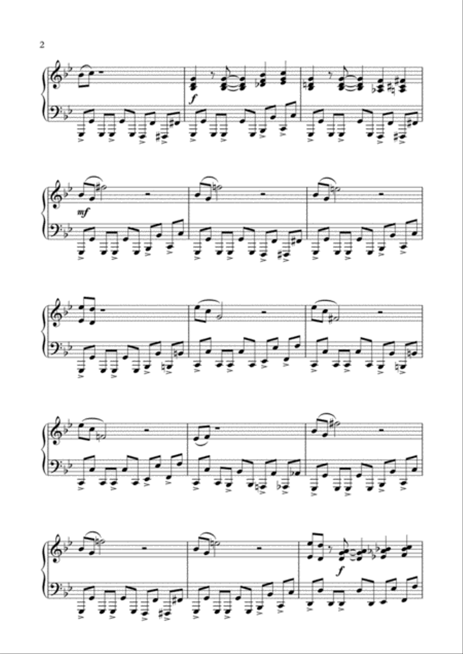 Mission: Impossible Theme from the Paramount Television Series MISSION: IMPOSSIBLE Piano Solo scores gallery preview page 2