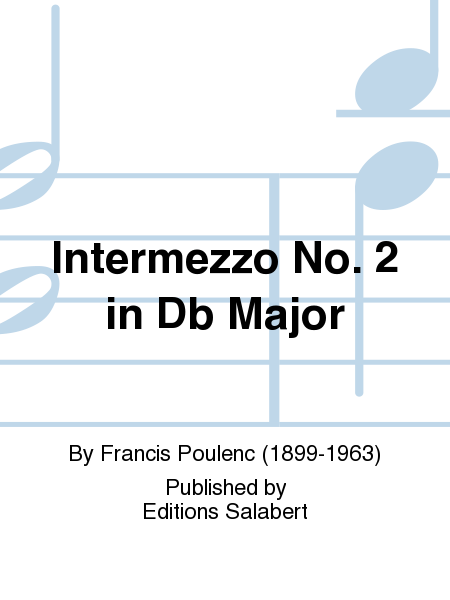 Intermezzo No. 2 in Db Major