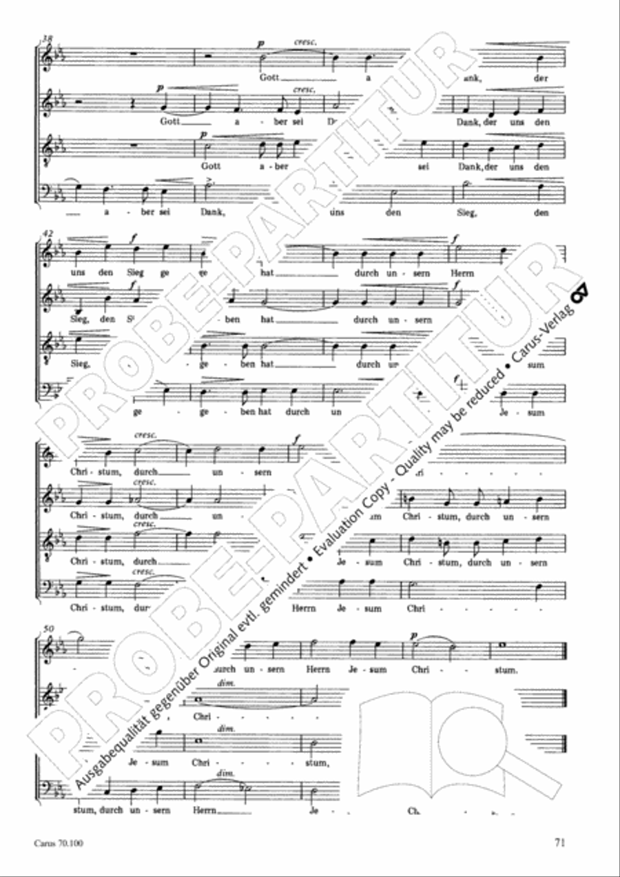 Geistliches Chorbuch der Romantik Choir scores gallery preview page 72