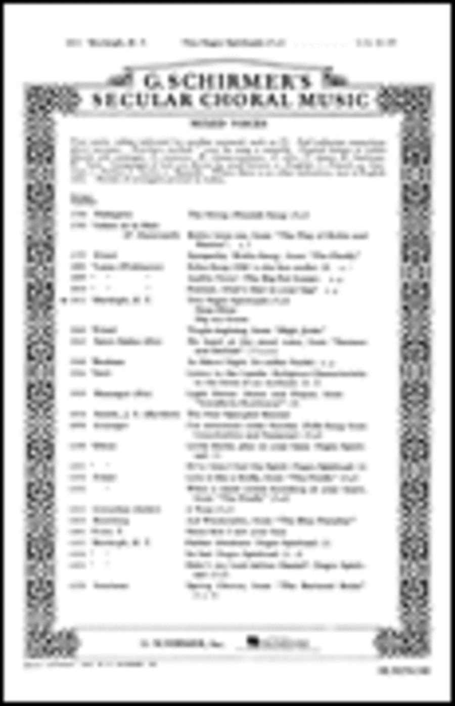 Two Negro Spirituals Deep River & Dig My Grave 4-Part scores gallery preview page 1