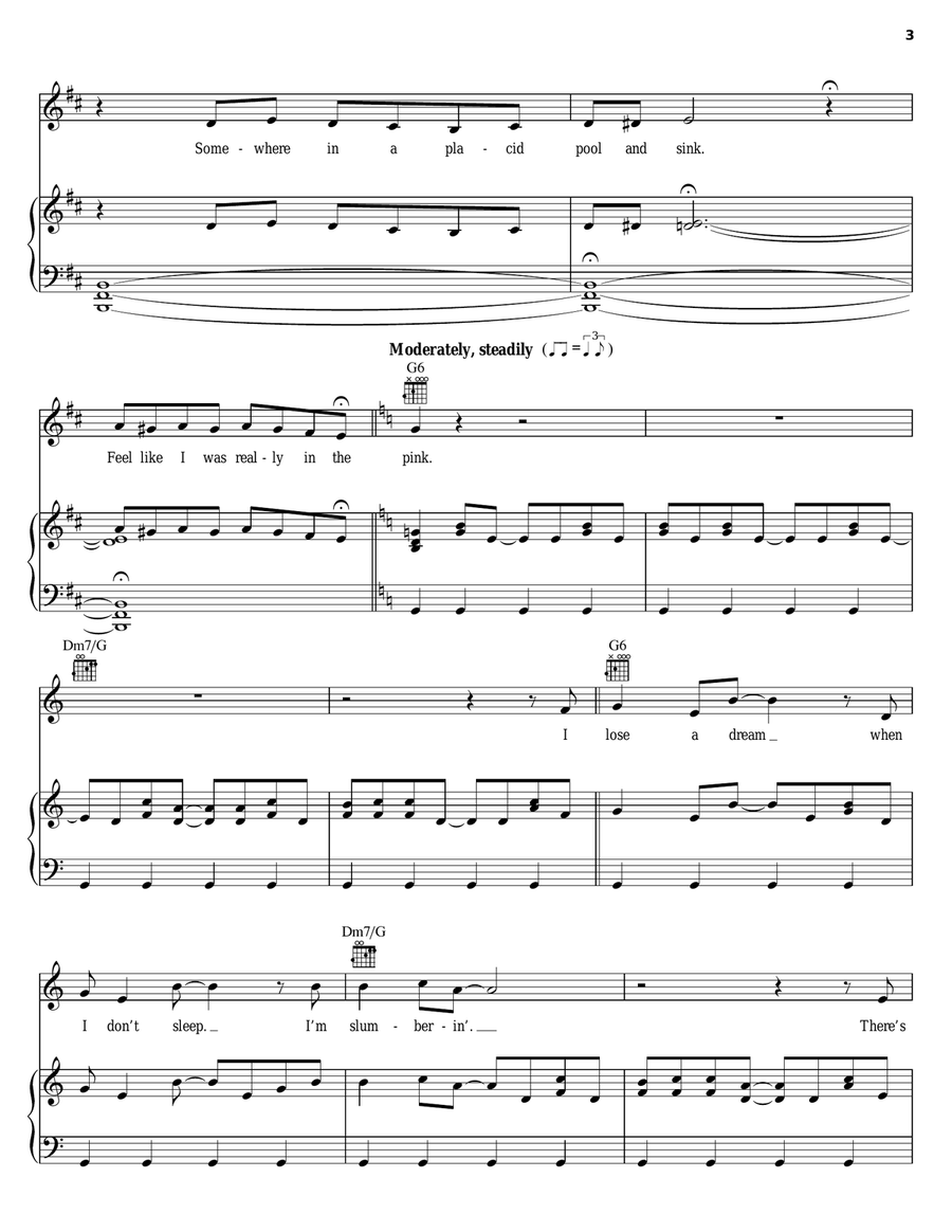 In Blue Hawaii Piano, Vocal, Guitar scores gallery preview page 3