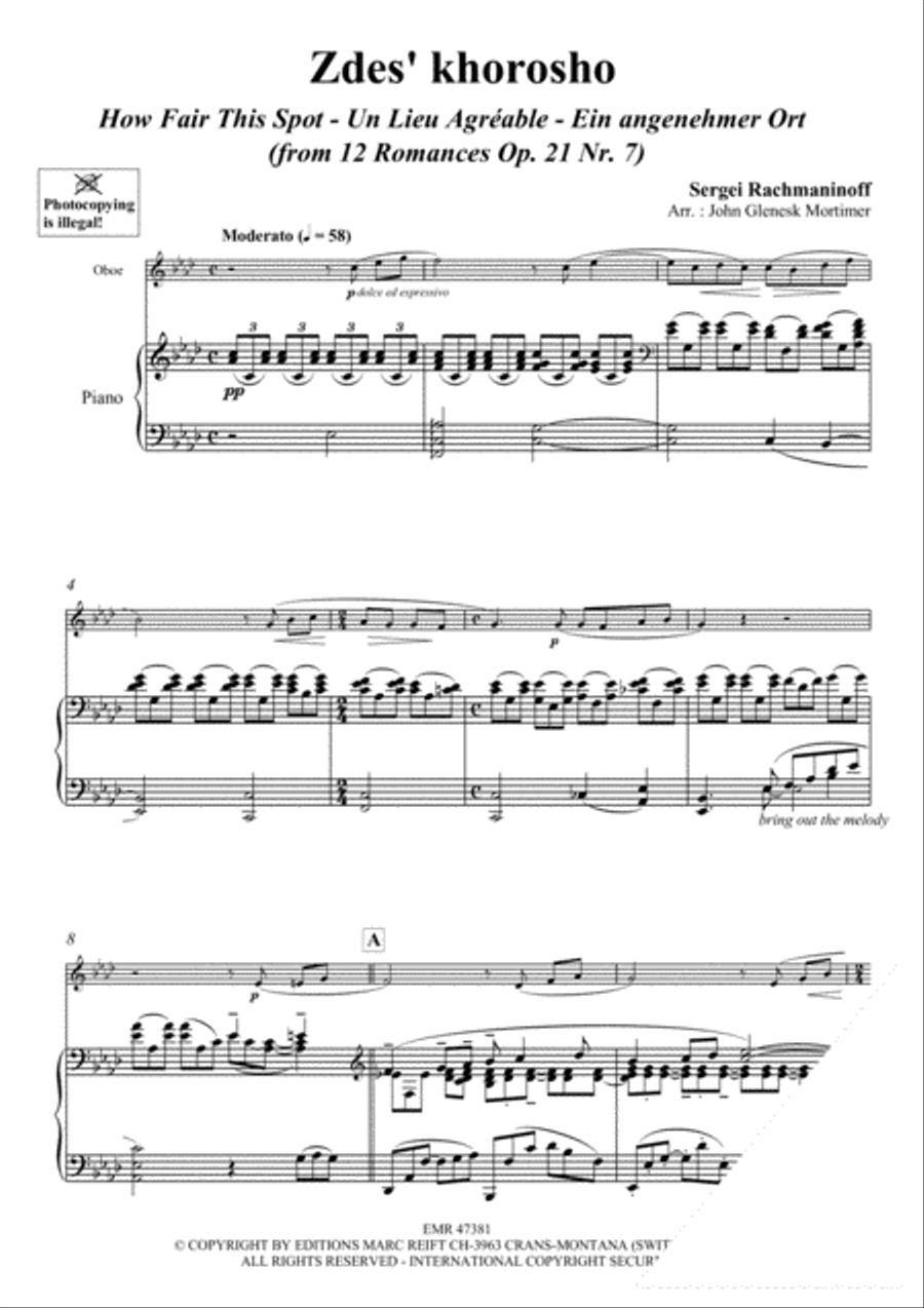 Zdes' khorosho Zdes' khorosho Piano Accompaniment scores gallery preview page 3