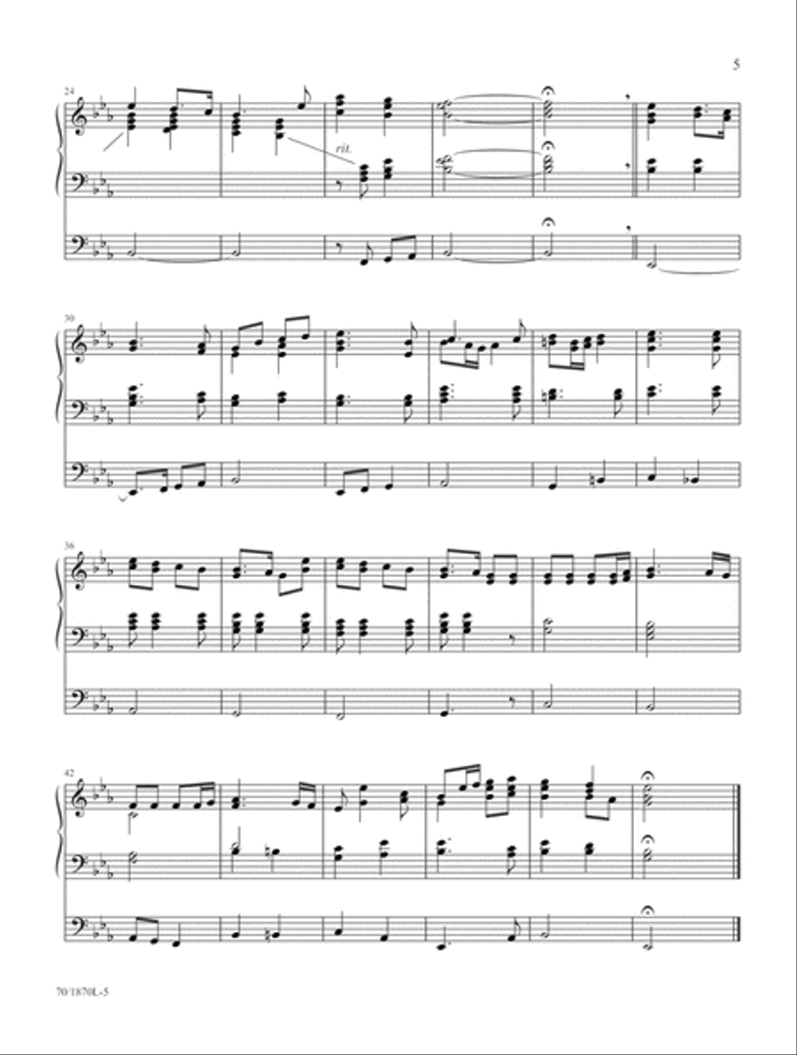 Festive Hymn Tune Harmonizations (Digital Download) Organ scores gallery preview page 5