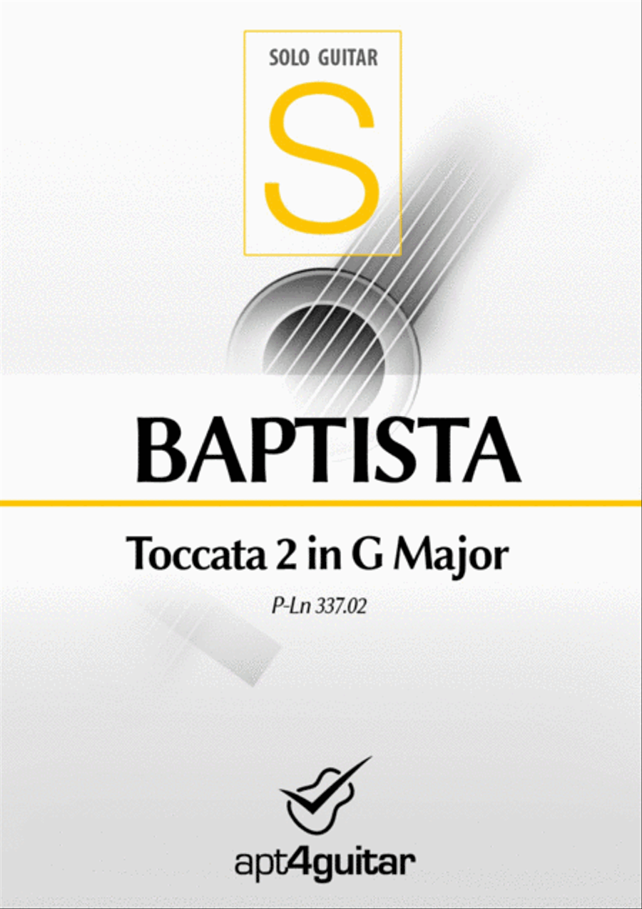 Toccata 2 in G Major Acoustic Guitar scores gallery preview page 1