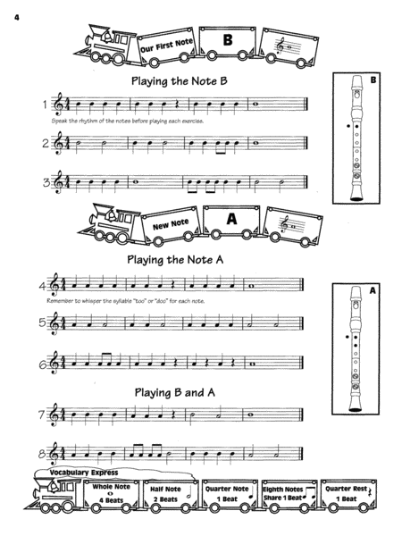 Recorder Express (Soprano Recorder Method for Classroom or Individual Use) image number null