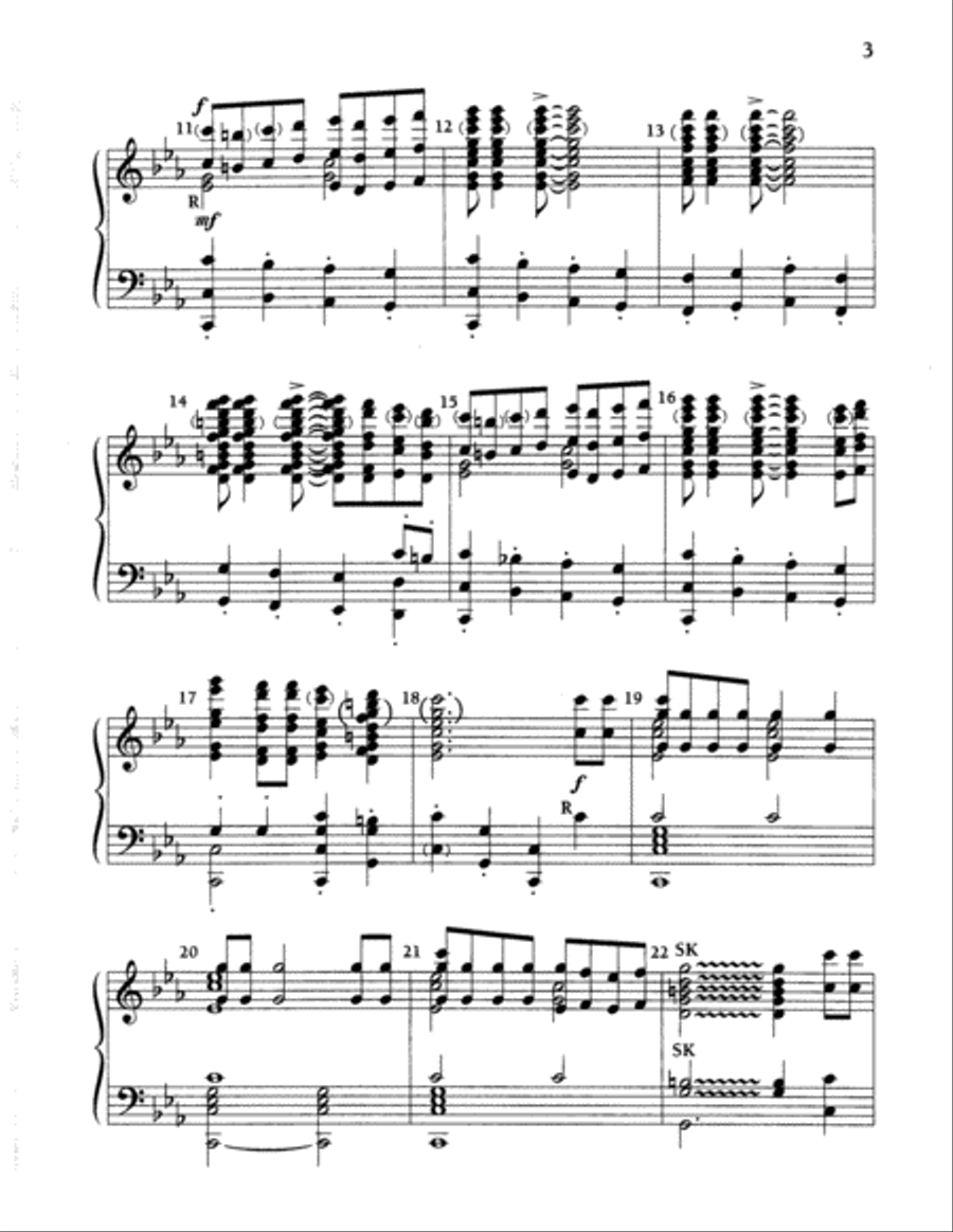 Joshua Fit the Battle of Jericho 5-Octaves scores gallery preview page 3