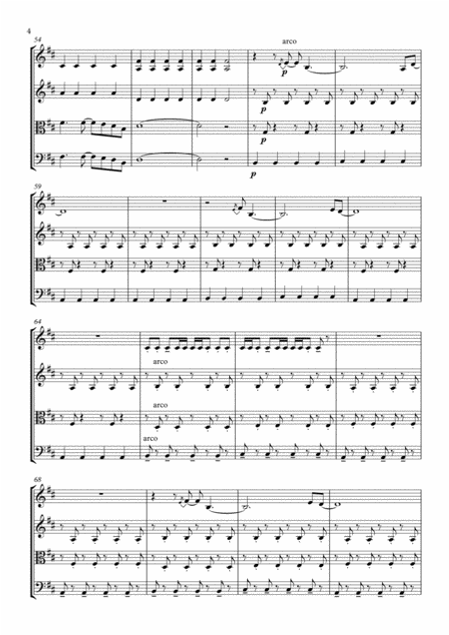 Milk String Quartet scores gallery preview page 4
