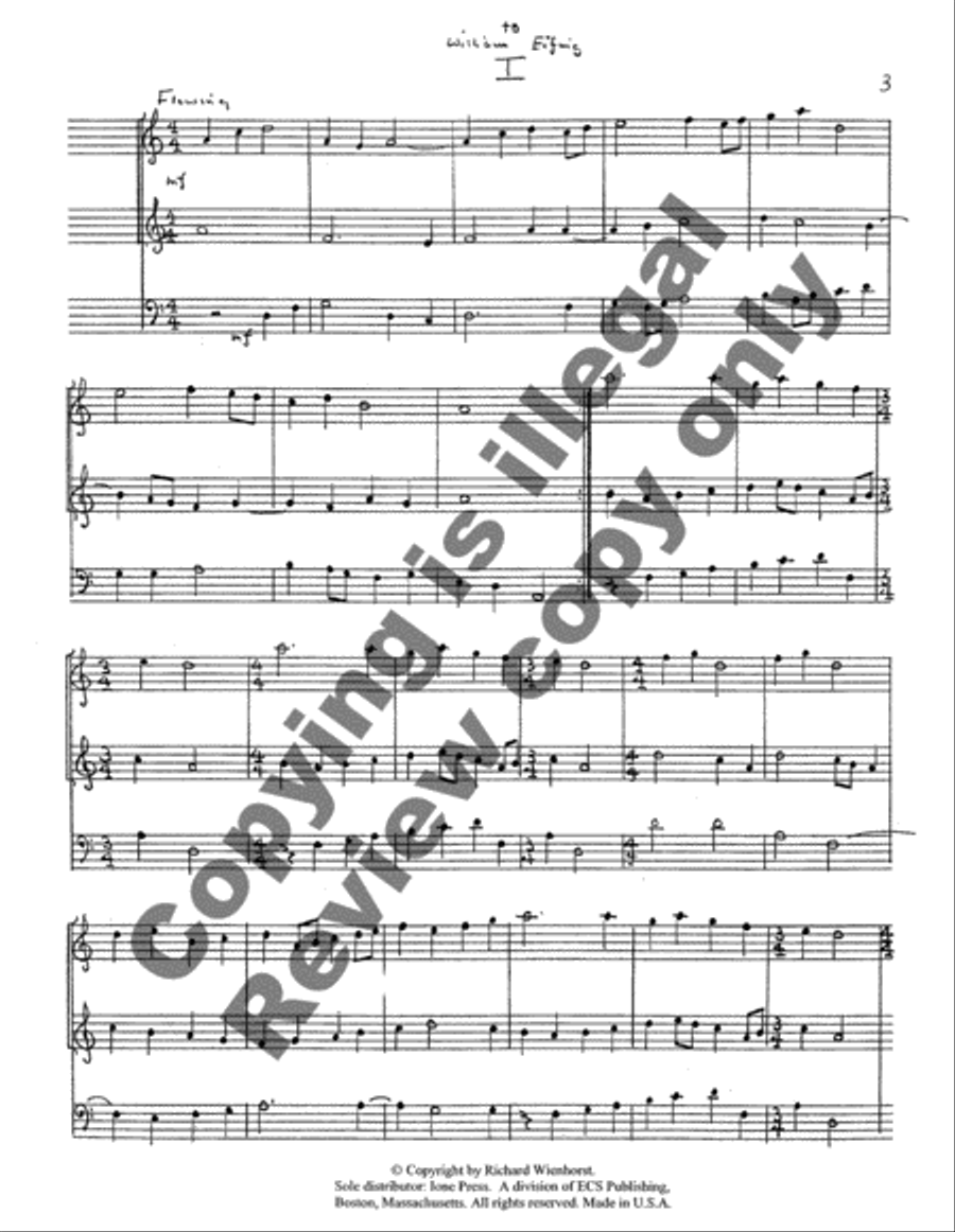 Christ Jesus Lay in Death's Strong Bands Organ scores gallery preview page 7