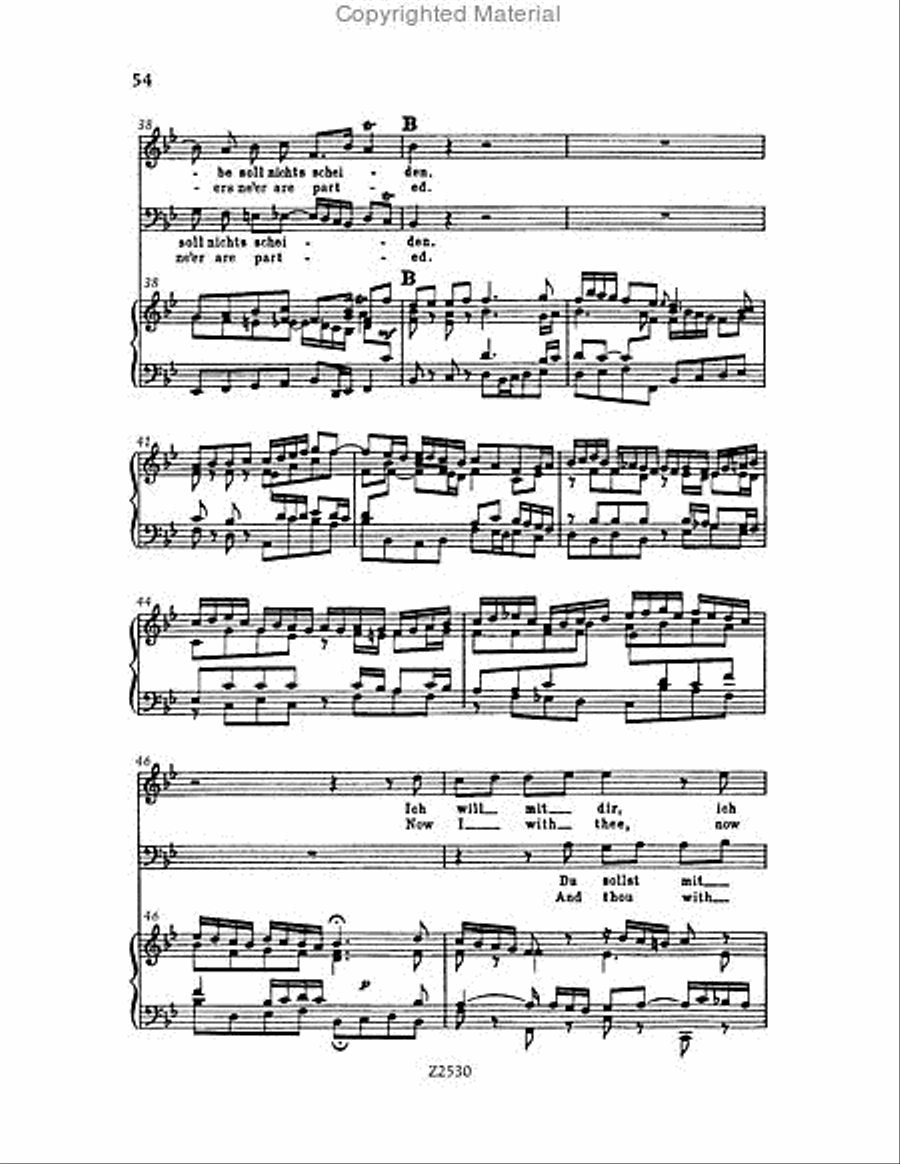 Wachet auf, ruft uns die Stimme, BWV 140 Choir scores gallery preview page 54