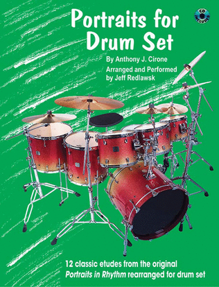 Book cover for Portraits for Drum Set