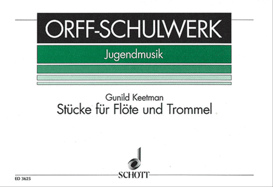 Stücke für Flöte und Trommel – Book 1 Flute scores gallery preview page 1