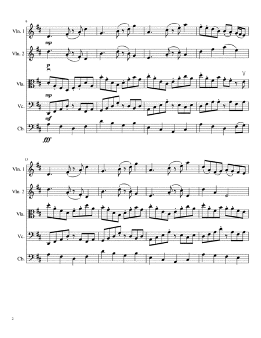 Windy Friday String Quartet scores gallery preview page 2