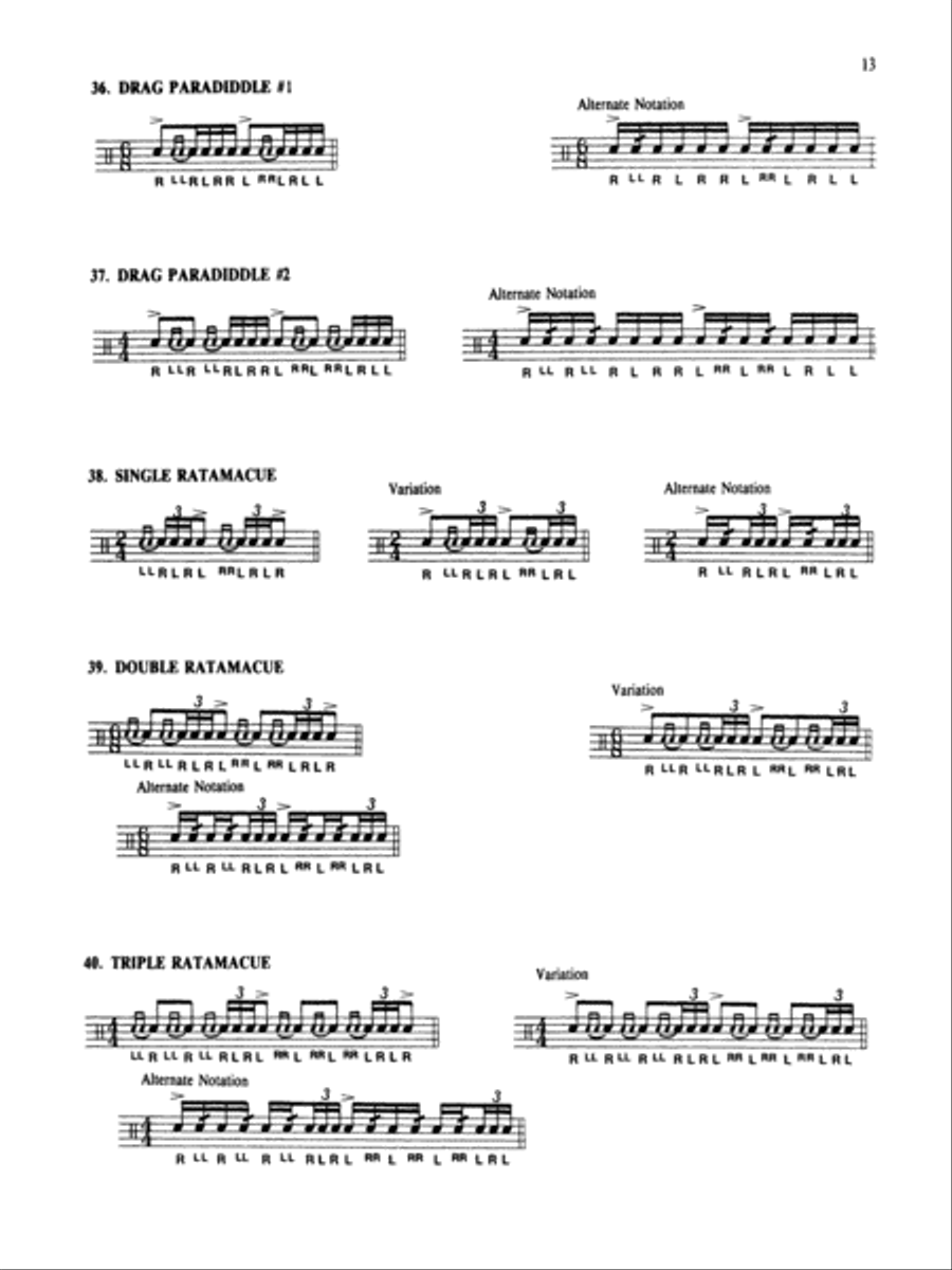 International Drum Rudiments (Book/CD) Percussion scores gallery preview page 4