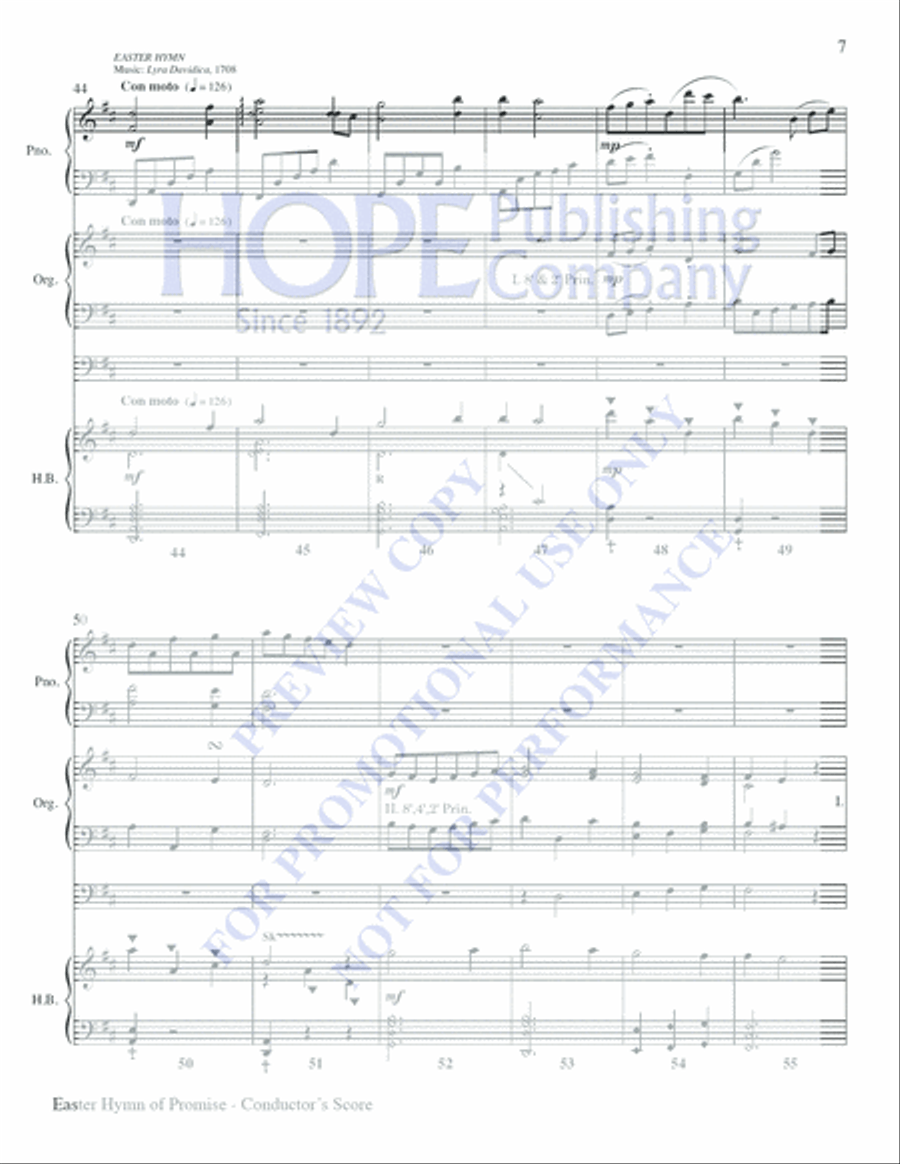 Easter Hymn of Promise Easter Hymn of Promise Choir scores gallery preview page 6