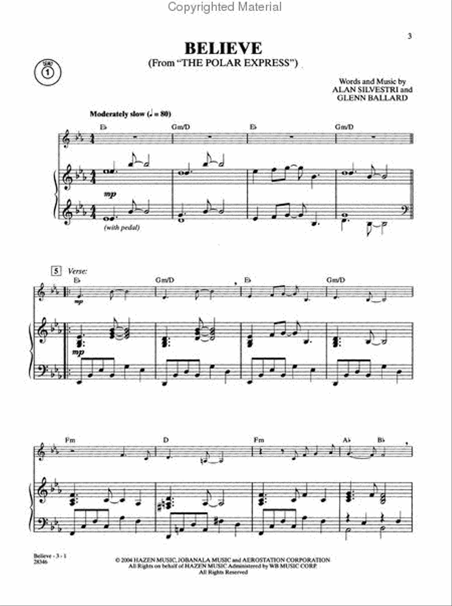 Christmas Instrumental Solos: Popular Christmas Songs - Piano Accompaniment Piano Accompaniment scores gallery preview page 2