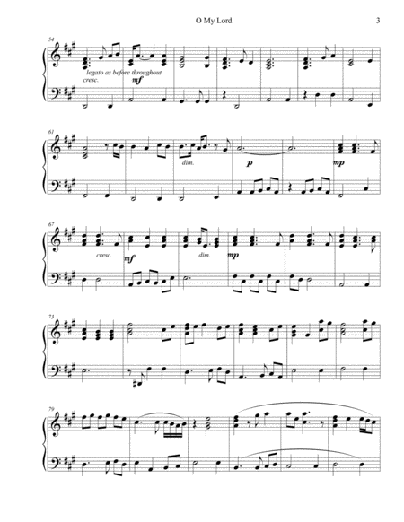 O My Lord (For Piano Solo)For Piano Solo) image number null