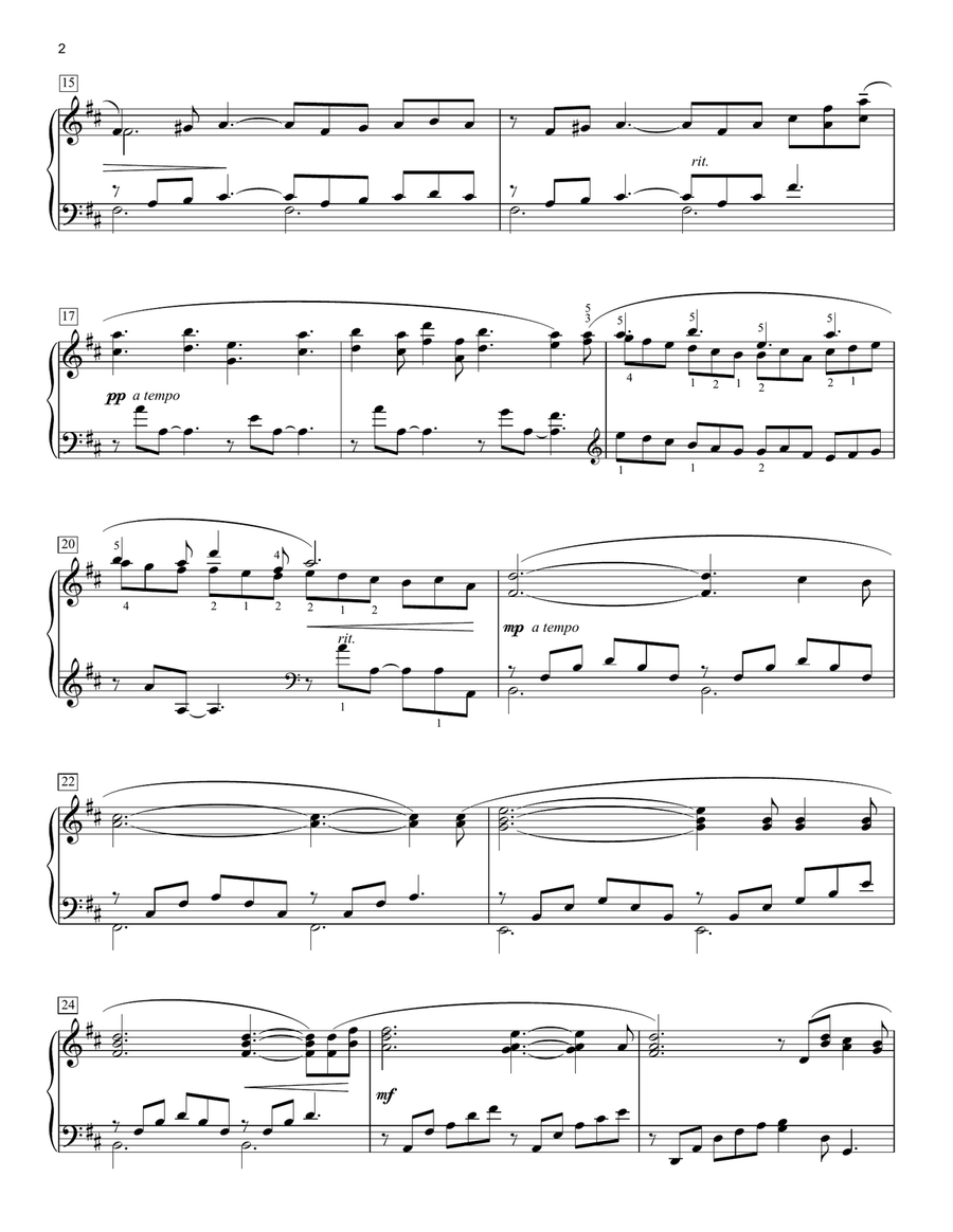 O Holy Night [Classical version] (arr. Phillip Keveren) Piano Solo scores gallery preview page 2