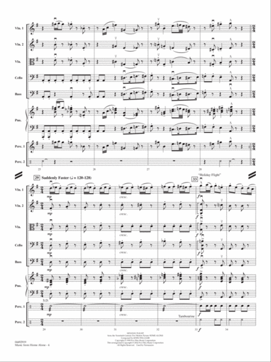Music from Home Alone - Conductor Score (Full Score) String Orchestra scores gallery preview page 4
