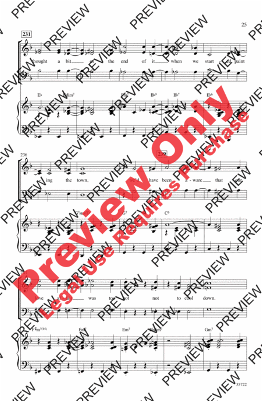 Let's Fall in Love 3-Part scores gallery preview page 25